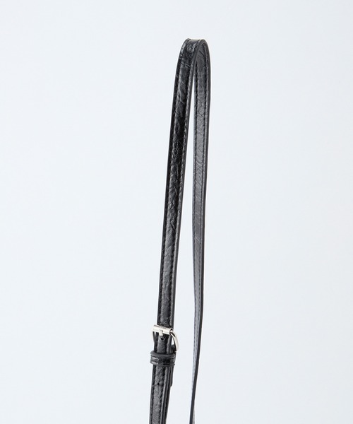 BONLECILL Marche(ボンルシールマルシェ)の「【BONLECILL Marche】2way ベルトグリップギャザーワンハンドルバッグ/ショルダーバッグ(ショルダーバッグ・レディース・ブラウン/バーガンディー/ブラック・FREE)」の9枚目の写真
