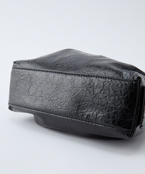 BONLECILL Marche(ボンルシールマルシェ)の「【BONLECILL Marche】2way ベルトグリップギャザーワンハンドルバッグ/ショルダーバッグ(ショルダーバッグ・レディース・ブラウン/バーガンディー/ブラック・FREE)」の19枚目の写真