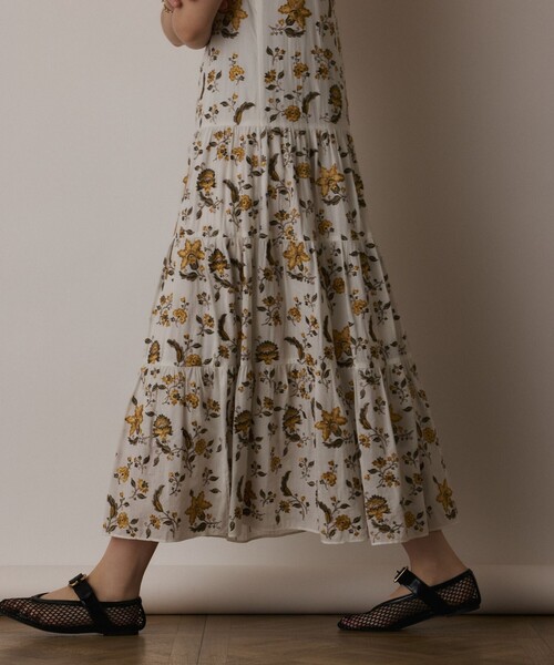 セール】ティアードロングワンピース（ワンピース）｜GRACE