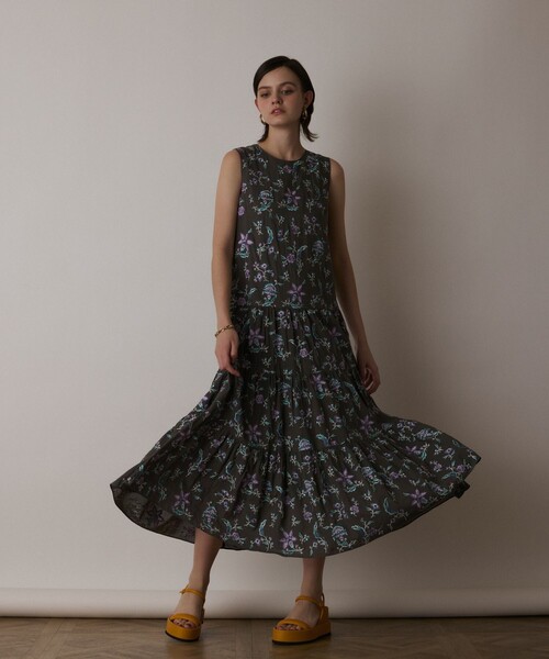 セール】ティアードロングワンピース（ワンピース）｜GRACE