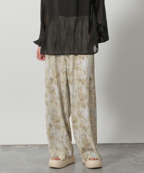 LAKOLE（ラコレ）の「カット楊柳アソートパンツ / 325730（その他パンツ・レディース・ベージュ/ネイビー/ミント/ブラック/グレー・FREE）」の21枚目の写真