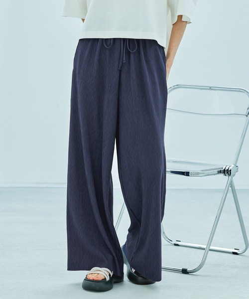 LAKOLE（ラコレ）の「カット楊柳アソートパンツ / 325730（その他パンツ・レディース・ベージュ/ネイビー/ミント/ブラック/グレー・FREE）」の16枚目の写真