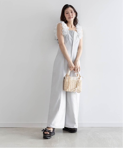 RANDA(ランダ)の「ミニリボン厚底スポ―ツサンダル(サンダル・レディース・ブラック/アイボリー・M/S/LL/L)」の22枚目の写真