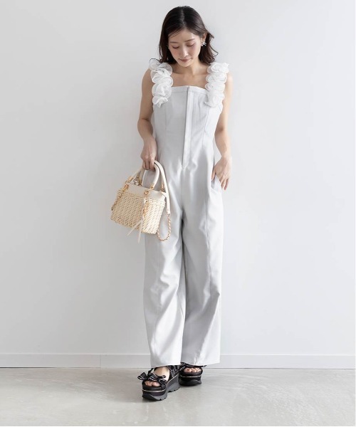 RANDA(ランダ)の「ミニリボン厚底スポ―ツサンダル(サンダル・レディース・ブラック/アイボリー・M/S/LL/L)」の11枚目の写真