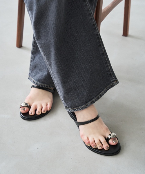 LE TALON（ルタロン）の「《追加》メタルサムリングサンダル（サンダル・レディース・ブラック系その他/チョコ/キャメル・X-SMALL/SMALL/MEDIUM/LARGE/X-LARGE）」の12枚目の写真