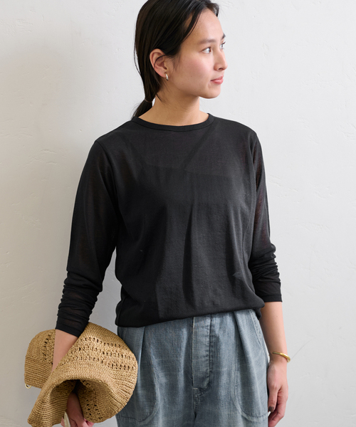 セール】カットシアートップス（Tシャツ/カットソー