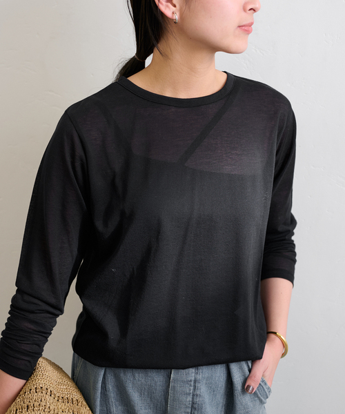 FRAMeWORK カットソー♢ セール】カットシアートップス（Tシャツ/カットソー