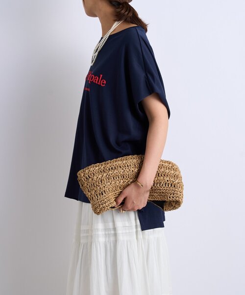 tシャツ 「綿100％・洗練された雰囲気」シルケットボックス発砲プリントTシャツ レディース セール】《綿100％・洗練された雰囲気》シルケットボックス発砲