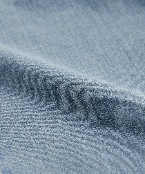 Soiunique（スワユニーク）の「サイドスリットストレートデニムパンツ　（ウエストボタン調節可能）　［Soiunique］（デニムパンツ・レディース・ブルー/ネイビー・M/L/LL）」の4枚目の写真