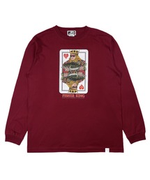 NOTHINKER（ノーシンカー）の「FISHER KING CARD Long T-shirt（Tシャツ/カットソー）」