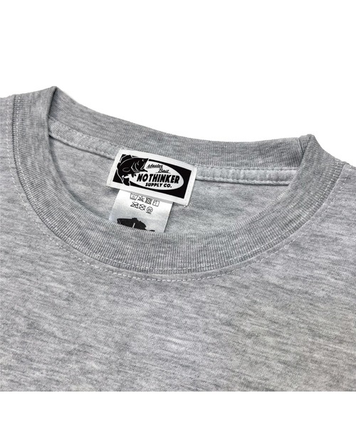 NOTHINKER(ノーシンカー)の「FISHER KING CARD Long T-shirt(Tシャツ/カットソー・メンズ・ネイビー/バーガンディー/アッシュグレー・LARGE/X-LARGE/SMALL/MEDIUM/XX-LARGE)」の6枚目の写真