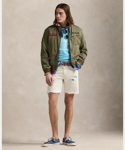 POLO RALPH LAUREN(ポロ ラルフ ローレン)の「サティーン フライト ジャケット(ミリタリージャケット・メンズ・グリーン・L/S)」の9枚目の写真