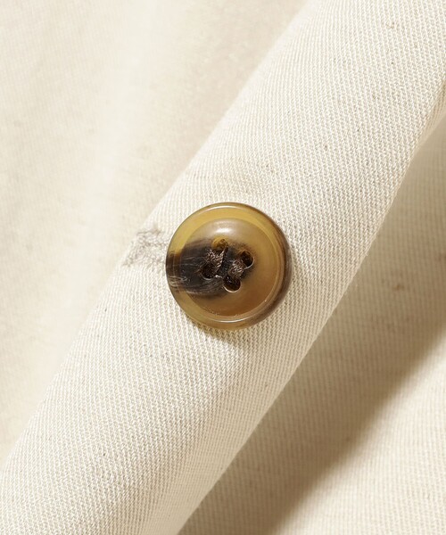 Ray BEAMS（レイビームス）の「オープンカラー シャツワンピース（ワンピース・レディース・ホワイト系その他6/ブラック・0/1）」の6枚目の写真