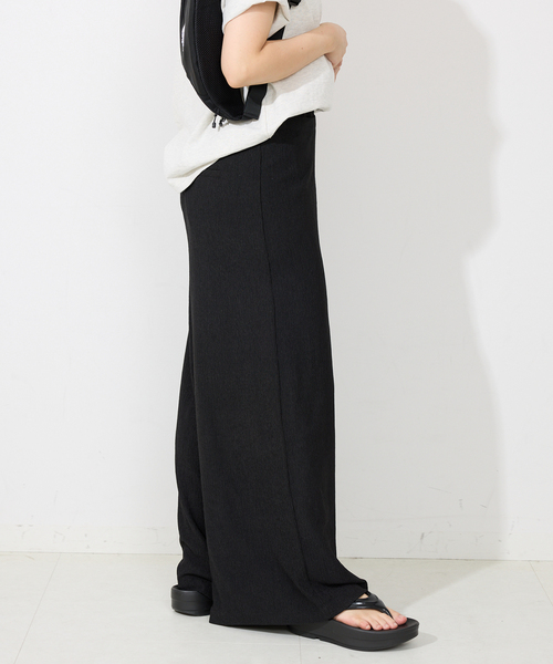 SLOBE IENA（スローブイエナ）の「《WEB限定/追加》ラップジャージパンツ（その他パンツ・レディース・ブラック/ベージュ・38/36）」の14枚目の写真