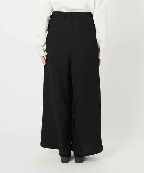 25SS SLOBE IENA ラップジャージパンツ　ブラック　38 WEB限定/追加》ラップジャージパンツ（その他パンツ）｜SLOBE