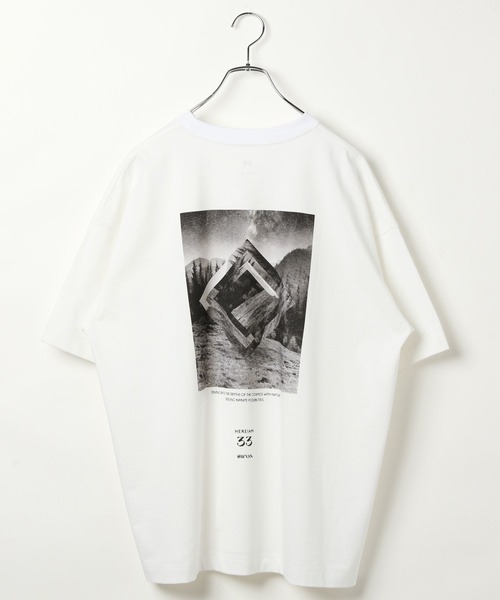HEREIAM(ヘレイアム)の「【HEREIAM MEN】ユニセックス/吸水速乾&接触冷感/FORTH TEE(Tシャツ/カットソー・メンズ・ホワイト/ブラック/ライトピンク・MEDIUM/LARGE)」の5枚目の写真