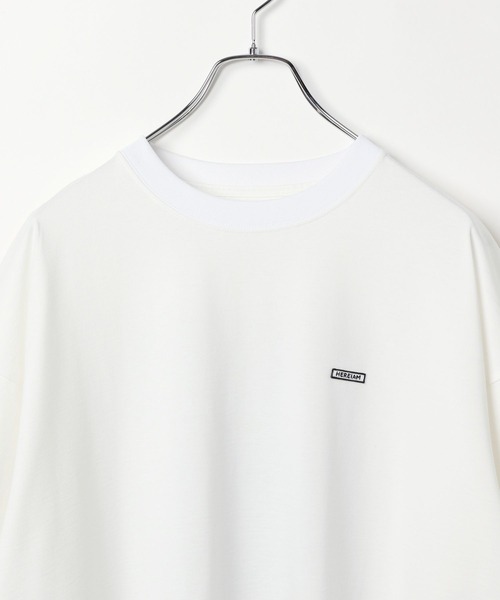 HEREIAM(ヘレイアム)の「【HEREIAM MEN】ユニセックス/吸水速乾&接触冷感/FORTH TEE(Tシャツ/カットソー・メンズ・ホワイト/ブラック/ライトピンク・MEDIUM/LARGE)」の6枚目の写真
