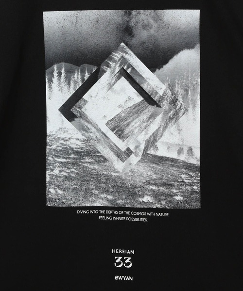 HEREIAM(ヘレイアム)の「【HEREIAM MEN】ユニセックス/吸水速乾&接触冷感/FORTH TEE(Tシャツ/カットソー・メンズ・ホワイト/ブラック/ライトピンク・MEDIUM/LARGE)」の14枚目の写真
