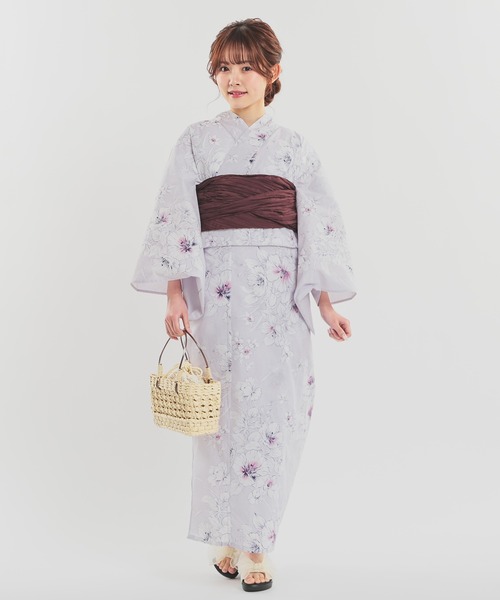 Honeys（ハニーズ）の「兵児帯（和装小物・レディース・レッド系その他/ライトブラウン/レッド系その他2/レッド系その他3/グレイッシュベージュ/ブラウン/ネイビー/ベージュ/ブラック・F）」の10枚目の写真