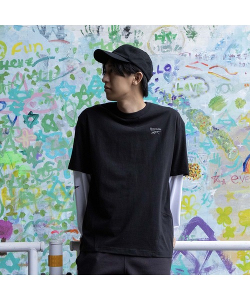 Reebok(リーボック)の「アイコン エレメンツ Tシャツ / ICON ELEMENTS TEE(Tシャツ/カットソー・メンズ・ライトグレー/ブラック・SMALL/MEDIUM/LARGE/X-LARGE/XX-LARGE)」の12枚目の写真