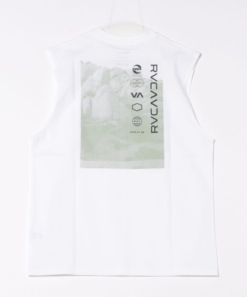 RVCA(ルーカ)の「RVCA メンズ RVCA HALF TONE SFTT サーフタンクトップ 【2025年夏モデル】/ルーカタンクトップラッシュガード(水着)(ラッシュガード・メンズ・ブラック/ホワイト/ブルー系その他/グリーン系その他・SMALL/MEDIUM/LARGE/X-LARGE)」の5枚目の写真