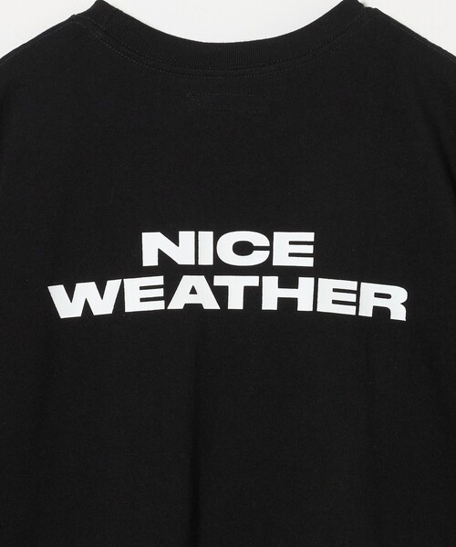 NICE WEATHER＞ロゴ Tシャツ（Tシャツ/カットソー）｜NICE