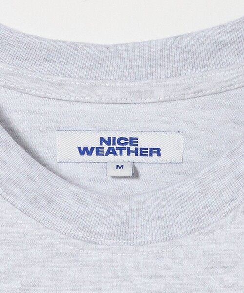 NICE WEATHER＞ロゴ Tシャツ（Tシャツ/カットソー）｜NICE