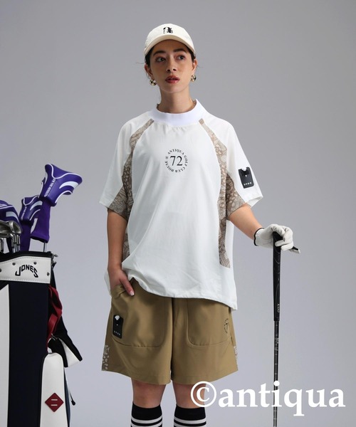 STCH】ペイズリー切り替えハーフパンツ（その他パンツ）｜antiqua