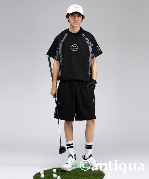 STCH】ペイズリー切り替えハーフパンツ（その他パンツ）｜antiqua