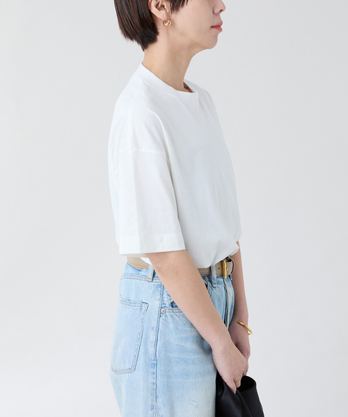 SLOANE(スローン)の「《追加》SLOANE スローン 別注Tシャツ(Tシャツ/カットソー・レディース・ホワイト/ネイビー・FREE)」の4枚目の写真