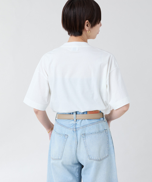 SLOANE(スローン)の「《追加》SLOANE スローン 別注Tシャツ(Tシャツ/カットソー・レディース・ホワイト/ネイビー・FREE)」の5枚目の写真