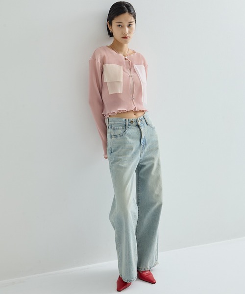 kotohayokozawa/コトハヨコザワ】《STUDIOUS別注》SHEER CARDIGAN