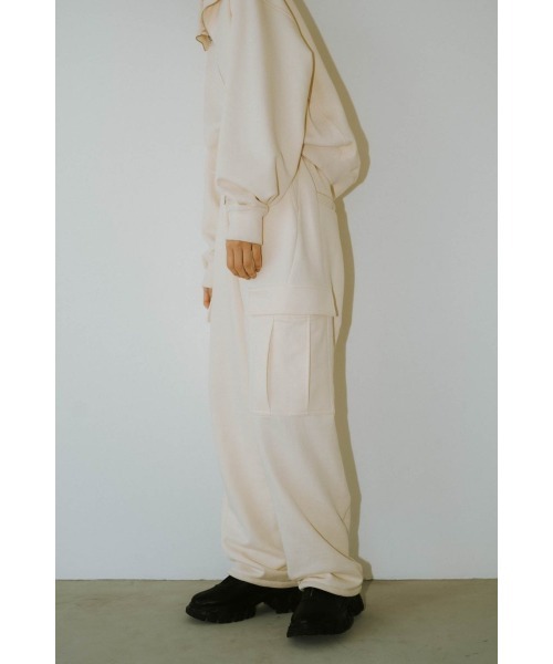 Knuth Marf(クヌースマーフ)の「cargo sweat pants(unisex)(スウェットパンツ・レディース・グレー/ブラック/アイボリー・MEDIUM/SMALL/X-SMALL)」の6枚目の写真