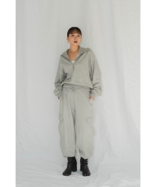 Knuth Marf(クヌースマーフ)の「cargo sweat pants(unisex)(スウェットパンツ・レディース・グレー/ブラック/アイボリー・MEDIUM/SMALL/X-SMALL)」の13枚目の写真