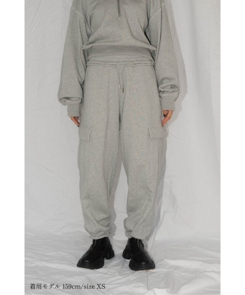 Knuth Marf(クヌースマーフ)の「cargo sweat pants(unisex)(スウェットパンツ・レディース・グレー/ブラック/アイボリー・MEDIUM/SMALL/X-SMALL)」の17枚目の写真
