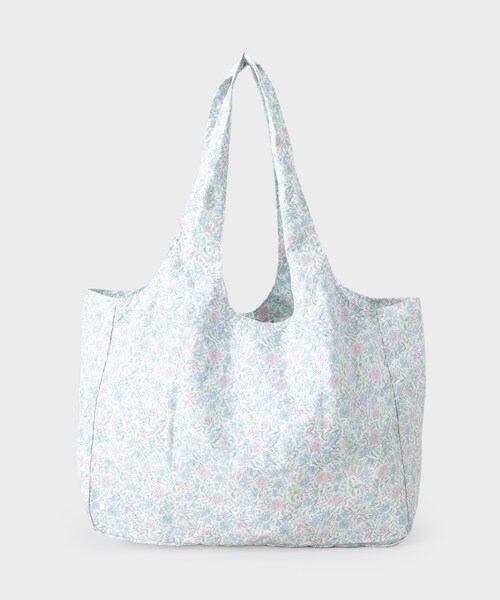 LAURA ASHLEY（ローラアシュレイ）の「シェルストン柄 レインパッカブルトートバッグ（エコバッグ/サブバッグ・レディース・ブルー系その他2/アイボリー系/ワイン系1・00）」の6枚目の写真