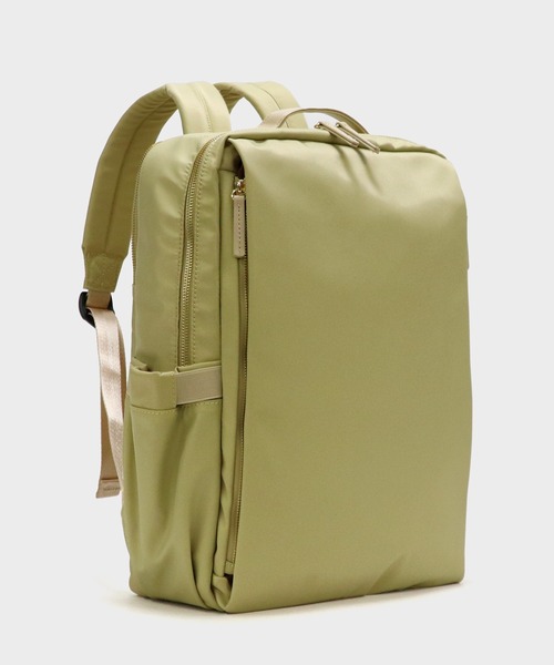 BASE（ベース）の「9ポケット ユニセックス 通勤 通学 リュック（バックパック/リュック・レディース・ダークグレー/ネイビー/グレー/ダークベージュ/ピンク系その他/ブルー/ブラック/カーキ/グレイッシュベージュ/ベージュ/ボルドー/ダークブラウン・FREE）」の5枚目の写真