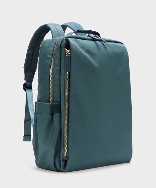 BASE（ベース）の「9ポケット ユニセックス 通勤 通学 リュック（バックパック/リュック・レディース・ダークグレー/ネイビー/グレー/ダークベージュ/ピンク系その他/ブルー/ブラック/カーキ/グレイッシュベージュ/ベージュ/ボルドー/ダークブラウン・FREE）」の10枚目の写真