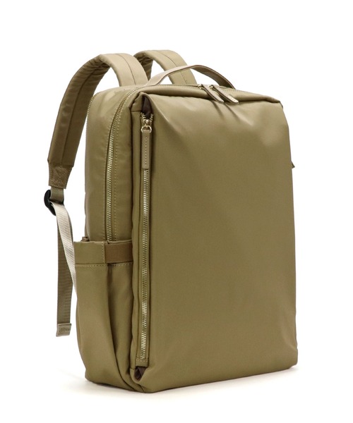 BASE（ベース）の「9ポケット ユニセックス 通勤 通学 リュック（バックパック/リュック・レディース・ダークグレー/ネイビー/グレー/ダークベージュ/ピンク系その他/ブルー/ブラック/カーキ/グレイッシュベージュ/ベージュ/ボルドー/ダークブラウン・FREE）」の16枚目の写真