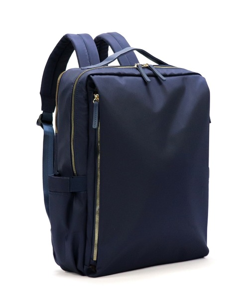 BASE（ベース）の「9ポケット ユニセックス 通勤 通学 リュック（バックパック/リュック・レディース・ダークグレー/ネイビー/グレー/ダークベージュ/ピンク系その他/ブルー/ブラック/カーキ/グレイッシュベージュ/ベージュ/ボルドー/ダークブラウン・FREE）」の19枚目の写真