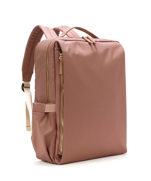 BASE（ベース）の「9ポケット ユニセックス 通勤 通学 リュック（バックパック/リュック・レディース・ダークグレー/ネイビー/グレー/ダークベージュ/ピンク系その他/ブルー/ブラック/カーキ/グレイッシュベージュ/ベージュ/ボルドー/ダークブラウン・FREE）」の14枚目の写真