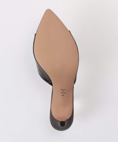 La TOTALITE（ラトータリテ）の「《追加》ANNISE./アニス クロコパターンミュール（サンダル・レディース・ブラウン・36/38/37）」の8枚目の写真