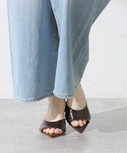La TOTALITE（ラトータリテ）の「《追加》ANNISE./アニス クロコパターンミュール（サンダル・レディース・ブラウン・36/38/37）」の10枚目の写真