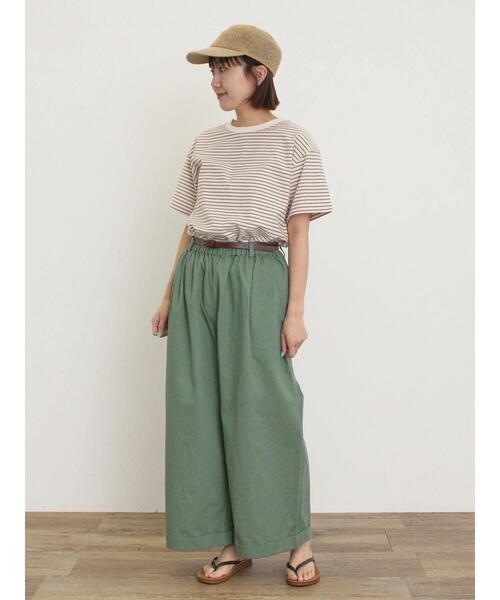 Samansa Mos2（サマンサ モスモス）の「トングサンダル（サンダル・レディース・ダークブラウン/オフホワイト・S/XL/M/L）」の4枚目の写真