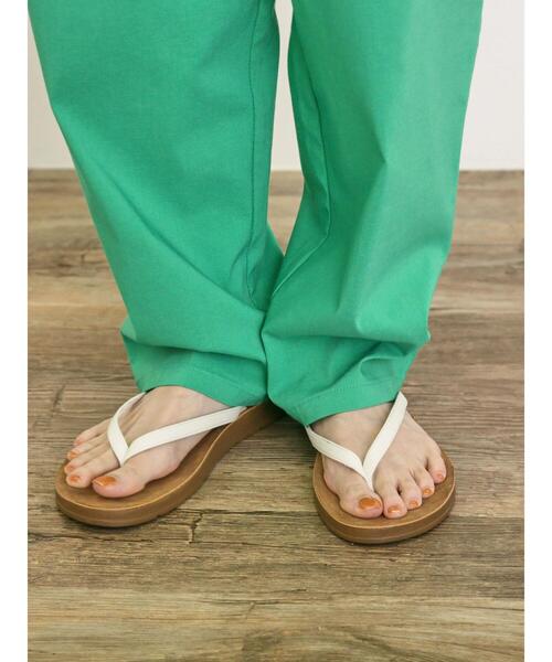 Samansa Mos2（サマンサ モスモス）の「トングサンダル（サンダル・レディース・ダークブラウン/オフホワイト・S/XL/M/L）」の5枚目の写真