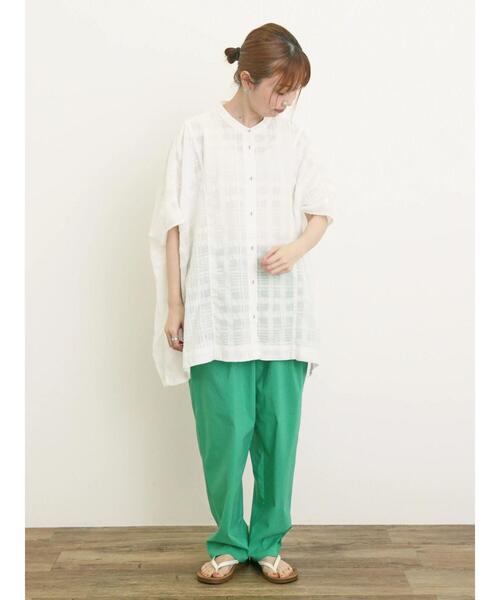 Samansa Mos2（サマンサ モスモス）の「トングサンダル（サンダル・レディース・ダークブラウン/オフホワイト・S/XL/M/L）」の6枚目の写真