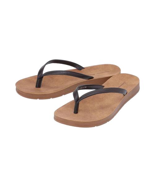 Samansa Mos2（サマンサ モスモス）の「トングサンダル（サンダル・レディース・ダークブラウン/オフホワイト・S/XL/M/L）」の8枚目の写真