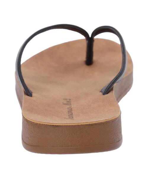 Samansa Mos2（サマンサ モスモス）の「トングサンダル（サンダル・レディース・ダークブラウン/オフホワイト・S/XL/M/L）」の9枚目の写真