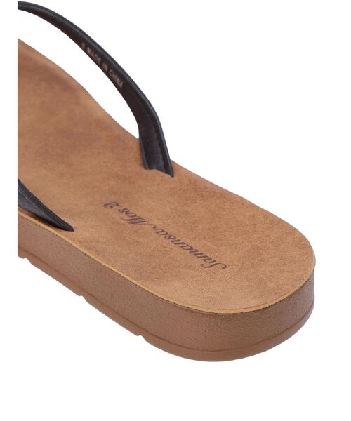 Samansa Mos2（サマンサ モスモス）の「トングサンダル（サンダル・レディース・ダークブラウン/オフホワイト・S/XL/M/L）」の12枚目の写真