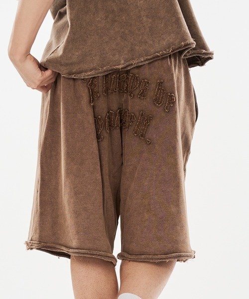kutir(クティール)の「VINTAGELIKE SWEAT SHORTS/ヴィンテージライクスウェットショーツ(スウェットパンツ・メンズ・ブラック/ブラウン/ブルー/グレー/レッド・SMALL/MEDIUM/LARGE)」の3枚目の写真